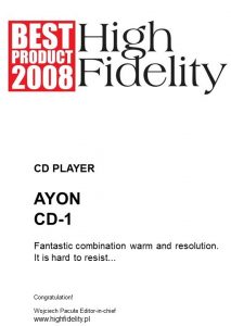 Ayon-CD-1-BestProduct2008_HF