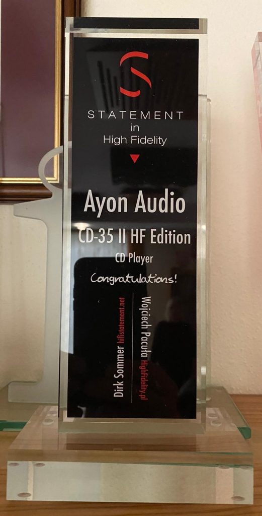 CD-35 II HF Award_High Fidelity